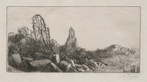 A montrouge-i régi kőbányák. alkotó: Alphonse Legros