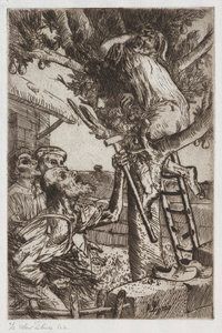 A körtetolvaj, 1. szám, c. 1890. alkotó: Alphonse Legros