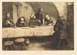 Az étkező (Le refectoire) alkotó: Alphonse Legros
