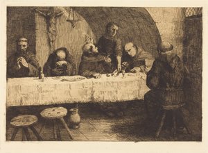 Az étkező (Le refectoire) alkotó: Alphonse Legros