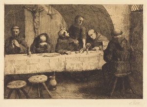Az ebédlő alkotó: Alphonse Legros