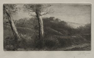 Az utazó elnyúlt a füvön alkotó: Alphonse Legros