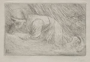 A gallygyűjtők. alkotó: Alphonse Legros