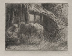 Az öntözőhely 2. tányér. alkotó: Alphonse Legros