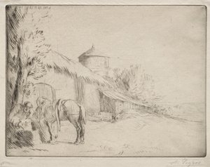 Az öntözőhely 2. tányér. alkotó: Alphonse Legros