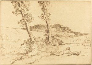 A fűben fekvő utazó A fűben fekvő utazó. alkotó: Alphonse Legros