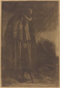 Menedéket kereső utazó Az utazó menedéket keres. alkotó: Alphonse Legros
