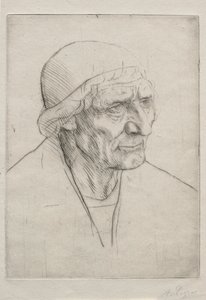 Áldás fej alkotó: Alphonse Legros
