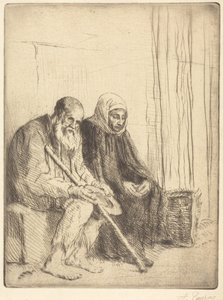 Két koldus alkotó: Alphonse Legros