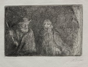Két pásztor alkotó: Alphonse Legros