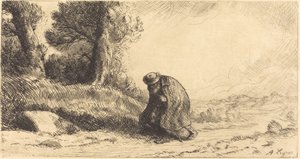 Vagabond egy sávon haladva alkotó: Alphonse Legros