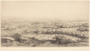Völgy Burgundiában alkotó: Alphonse Legros