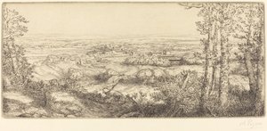 Völgy Burgundiában Egy völgy Burgundiában. alkotó: Alphonse Legros