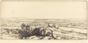 Dűnék völgye (The Valley of the Dunes) alkotó: Alphonse Legros