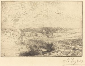 Wimille falu Boulogne közelében (Village de Wimille, pres Boulogne) alkotó: Alphonse Legros