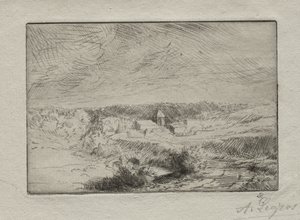 Wimille falu Boulogne közelében alkotó: Alphonse Legros