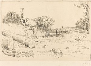Favágó A favágó. alkotó: Alphonse Legros