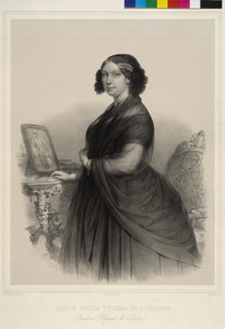 Louisa francia hercegnő (litográfia)