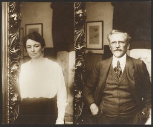 [Alphonse Mucha és felesége portréja]