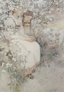 Boldogok a tiszta szívűek, mert ők meglátják az Istent. alkotó: Alphonse Marie Mucha