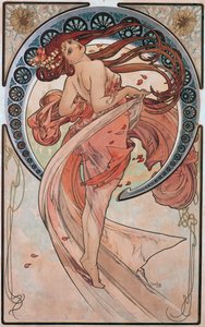 Tánc (rózsa) alkotó: Alphonse Mucha