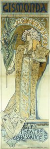 Gismonda, 1894 körül alkotó: Alphonse Mucha