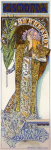 Gismonda Sarah Bernhardttal Párizsban alkotó: Alphonse Marie Mucha