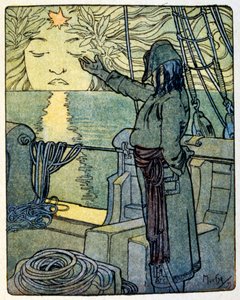 Illusztráció: Alphonse Mucha a „Clio” (1900) könyvhöz. francia szerzőtől. Anatole France. Anatole France (1844-1924). francia költő volt. újságíró. és regényíró. alkotó: Alphonse Mucha