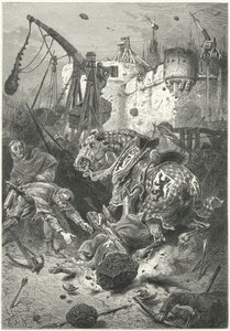 Simon de Montfort halála Toulouse ostrománál