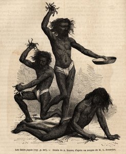 A bhopali vásáron a Joguis fakírok vallási koldusok, akik szinte csupasz, és a hajuk megreped, kiabálva járkálnak, és egyfajta hátborzongató táncot adnak elő, hosszú, éles, acélláncokkal díszített tőrrel hadonászva, mellyel hallucinákat süllyesztenek a mel alkotó: Alphonse Marie de Neuville
