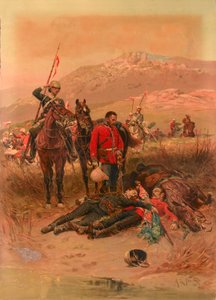 „A bátrak utolsó álma”, Isandlwana, Zulu háború alkotó: Alphonse Marie de Neuville