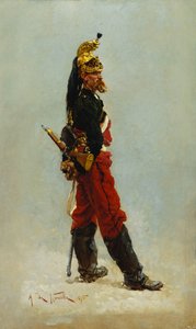 Egy sárkány, 1875 alkotó: Alphonse Marie de Neuville