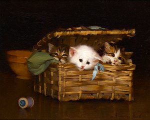 Here Comes Trouble!, 1900 körül alkotó: Alphonse Marx