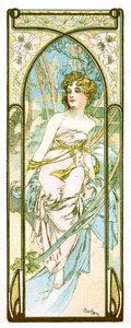 „A nap fényessége”, 1899 alkotó: Alphonse Mucha