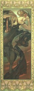 Az esti csillag alkotó: Alphonse Mucha