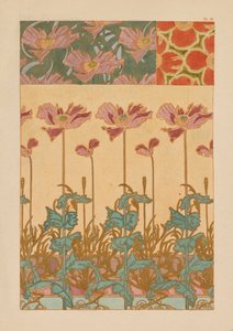 Documents Decoratifs: Orientalische Mohnblumen alkotó: Alphonse Mucha