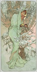 Téli alkotó: Alphonse Mucha