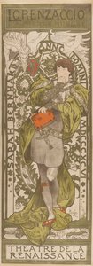 Lorenzaccio, 1896 alkotó: Alphonse Mucha