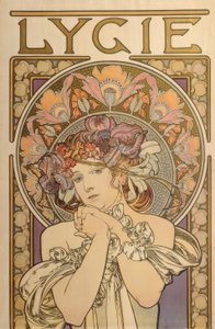 Lygie - Mucha dekoratív alkotásainak reprodukciója alkotó: Alphonse Mucha