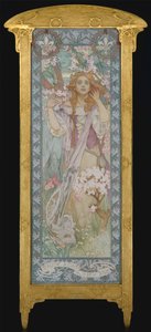 Maude Adams, mint Joan of Arc, 1909 alkotó: Alphonse Mucha