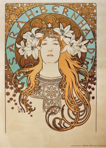 Sarah Bernhardt alkotó: Alphonse Mucha