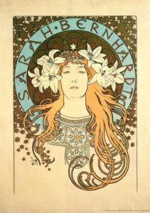 Sarah Bernhardt alkotó: Alphonse Mucha