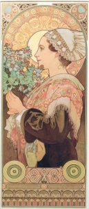 Silberdistel alkotó: Alphonse Mucha