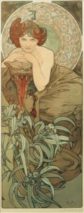 smaragd alkotó: Alphonse Mucha