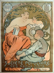 Népszerű Képzőművészeti Társaság / A népnek tanított művészet alkotó: Alphonse Mucha
