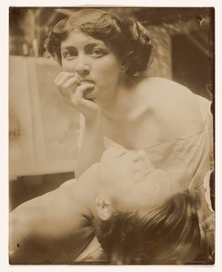 Tanulmány dekoratív panelhez, 1908 (zselatin ezüst nyomat) alkotó: Alphonse Mucha