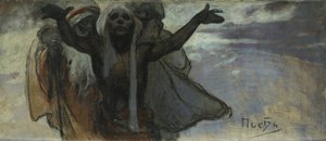 Tanulmány a szláv eposzhoz alkotó: Alphonse Mucha