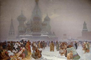 A jobbágyság eltörlése Oroszországban, 1914 alkotó: Alphonse Mucha