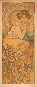Topáz A drágakövek sorozatból alkotó: Alphonse Mucha