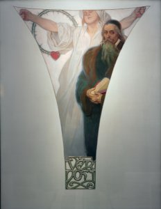 Treue - J.A.Komensky alkotó: Alphonse Mucha